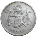 Mexiko 25 Centavos 1951