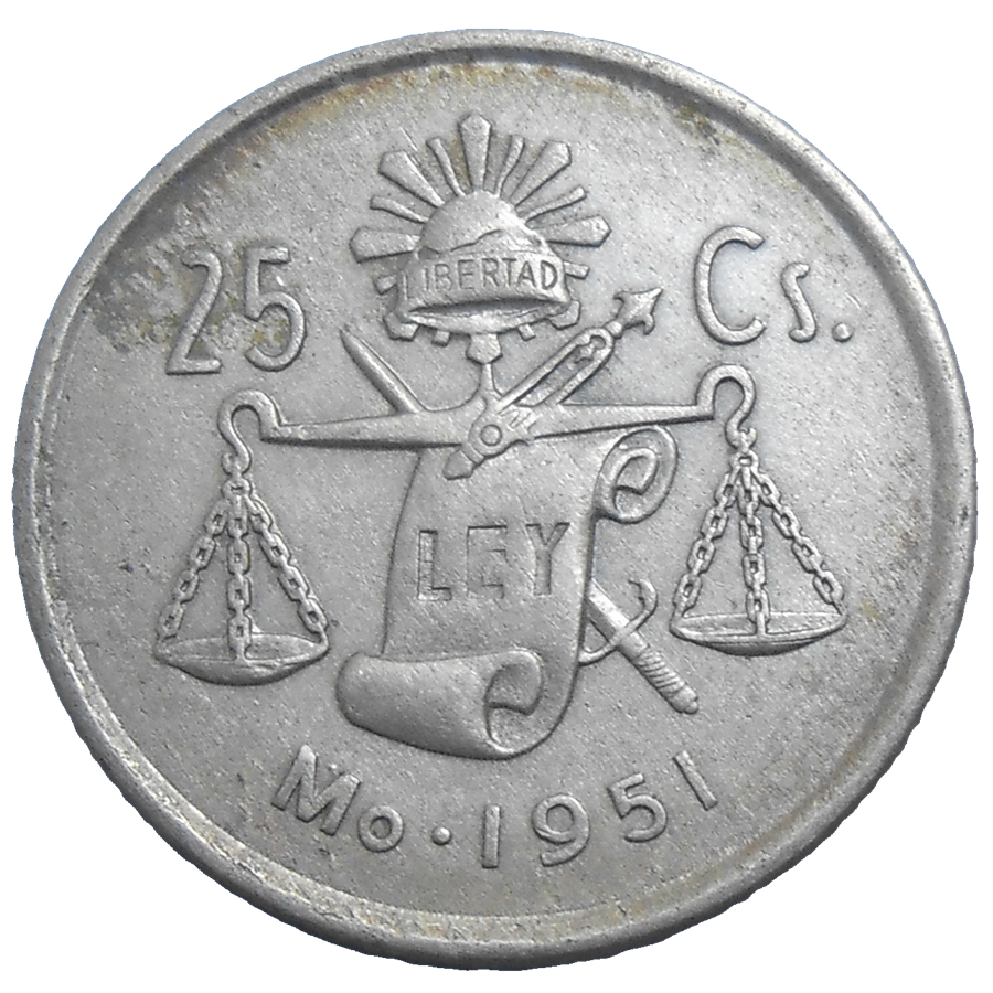 Mexiko 25 Centavos 1951 Mexiko 25 Centavos 1951