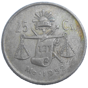 Mexiko 25 Centavos 1952