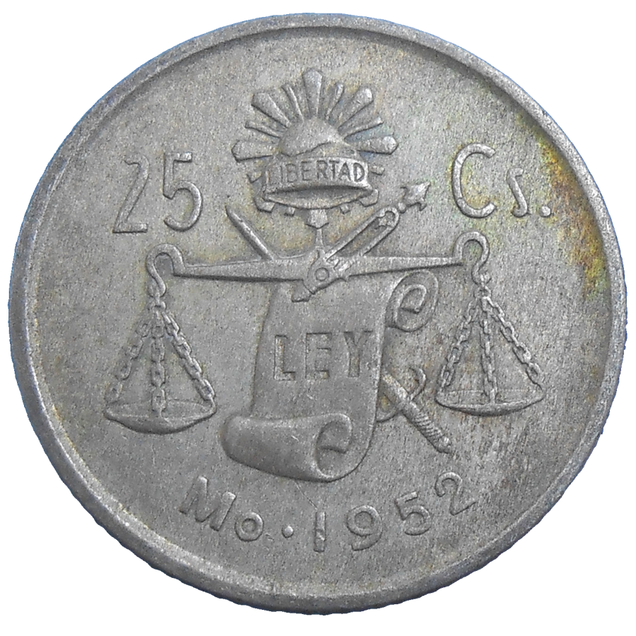 Mexiko 25 Centavos 1952 Mexiko 25 Centavos 1952