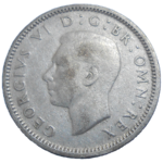 Veľká Británia 6 Pence 1945