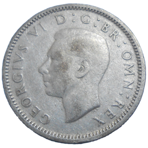 Veľká Británia 6 Pence 1945