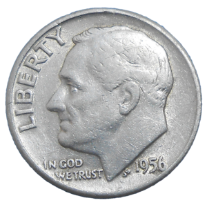 USA One Dime 1956