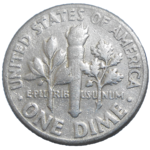 USA One Dime 1956