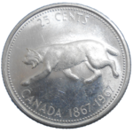 Kanada 25 Cents 1967