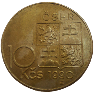 10 Kčs 1990 T. G. Masaryk