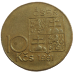 10 Kčs 1991 M. R. Štefánik