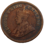 India 1/12 Anna 1917