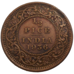 India 1/2 Pice 1936