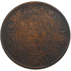 India 1/4 Anna 1940