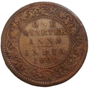 India 1/4 Anna 1909