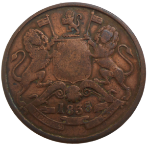 India 1/2 Anna 1835