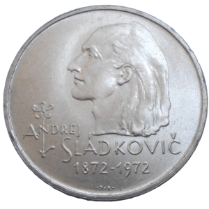 20 Kč 1972 Andrej Sládkovič