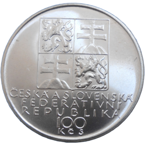 100 KČS 1991 Antonín Dvořák