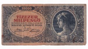 Maďarsko 10 000 MilPengő 1946 A064