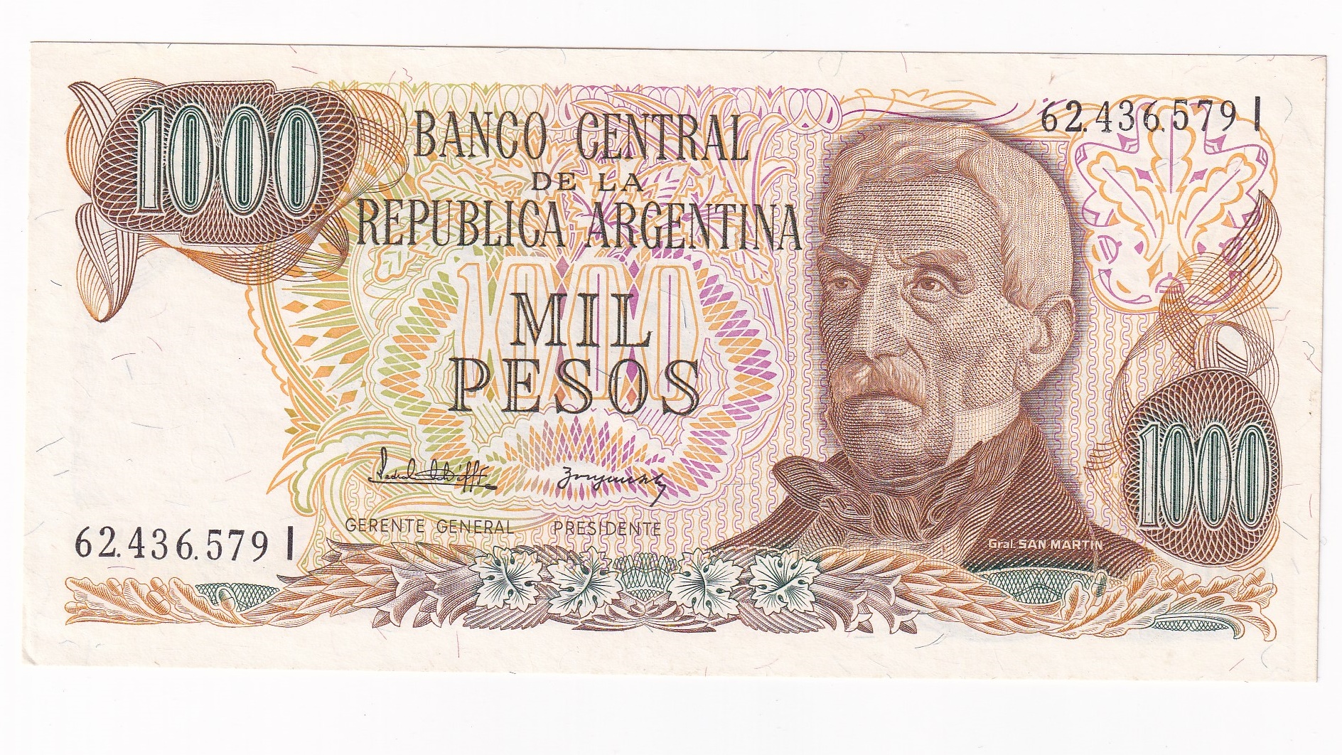 Argentína 1000 Pesos 1983 Argentína 1000 Pesos 1983