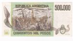 Argentína 500 000 Pesos 1981