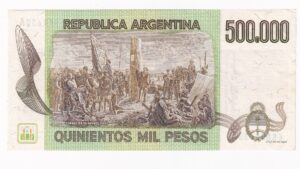 Argentína 500 000 Pesos 1981