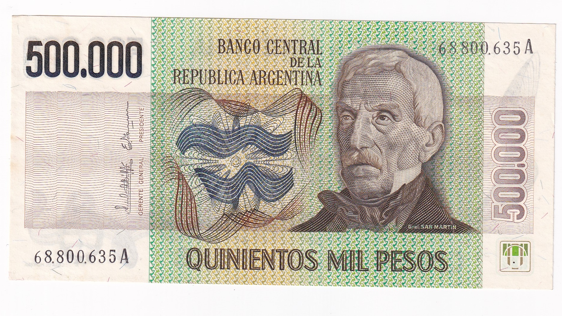 Argentína 500 000 Pesos 1981 Argentína 500 000 Pesos 1981