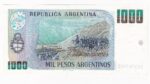 Argentína 1000 Pesos 1985