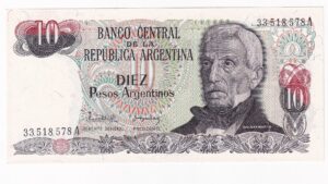 Argentína 10 Pesos 1983