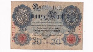 Nemecko 20 Mark 1914
