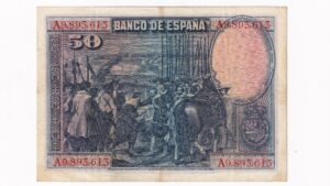 Španielsko 50 Pesetas 1928