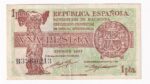 Španielsko 1 Peseta 1937