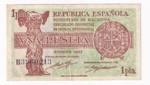 Španielsko 1 Peseta 1937