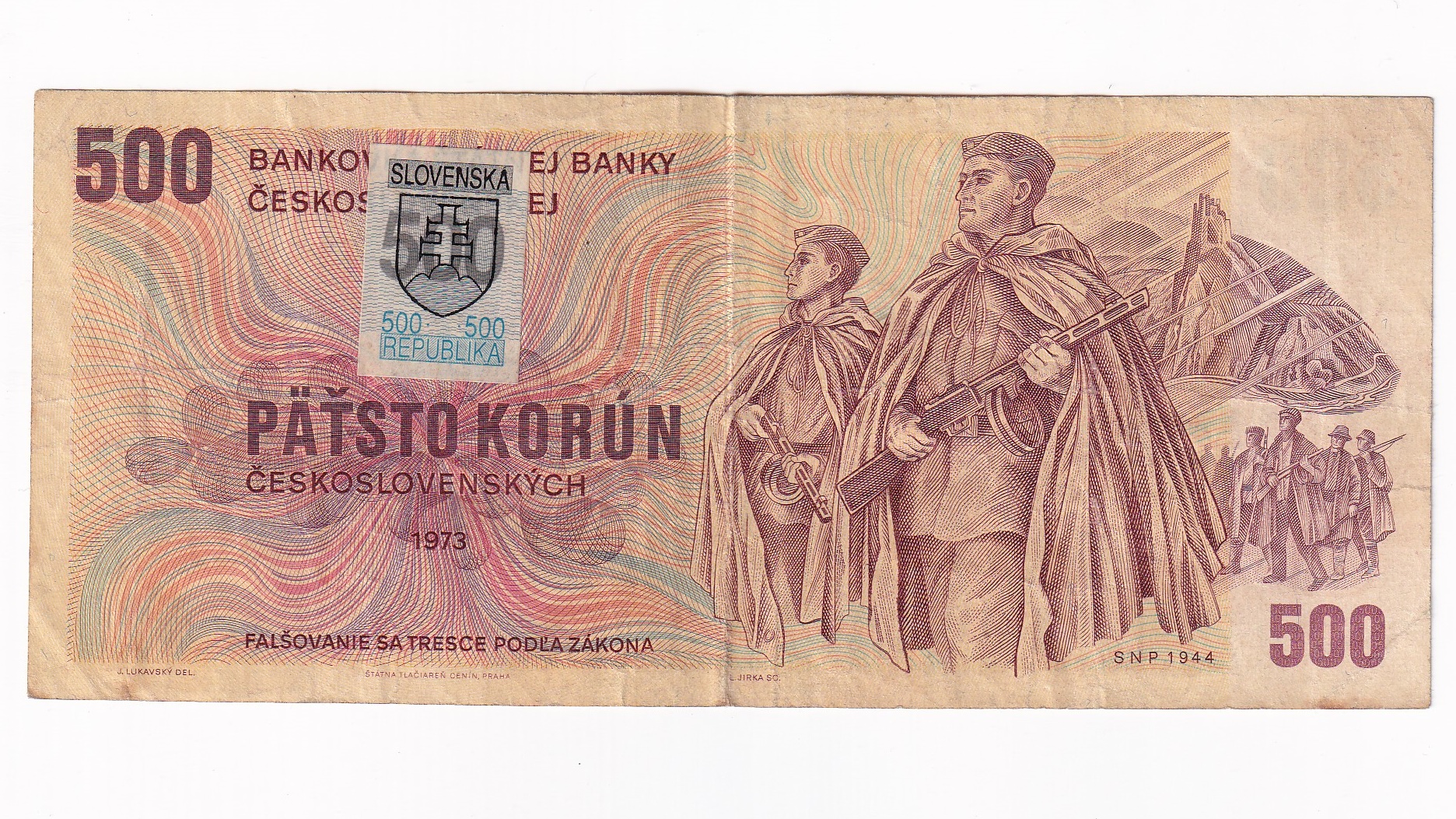 500 Korún 1973 U56 Kolok 500 Korún 1973 U56 Kolok