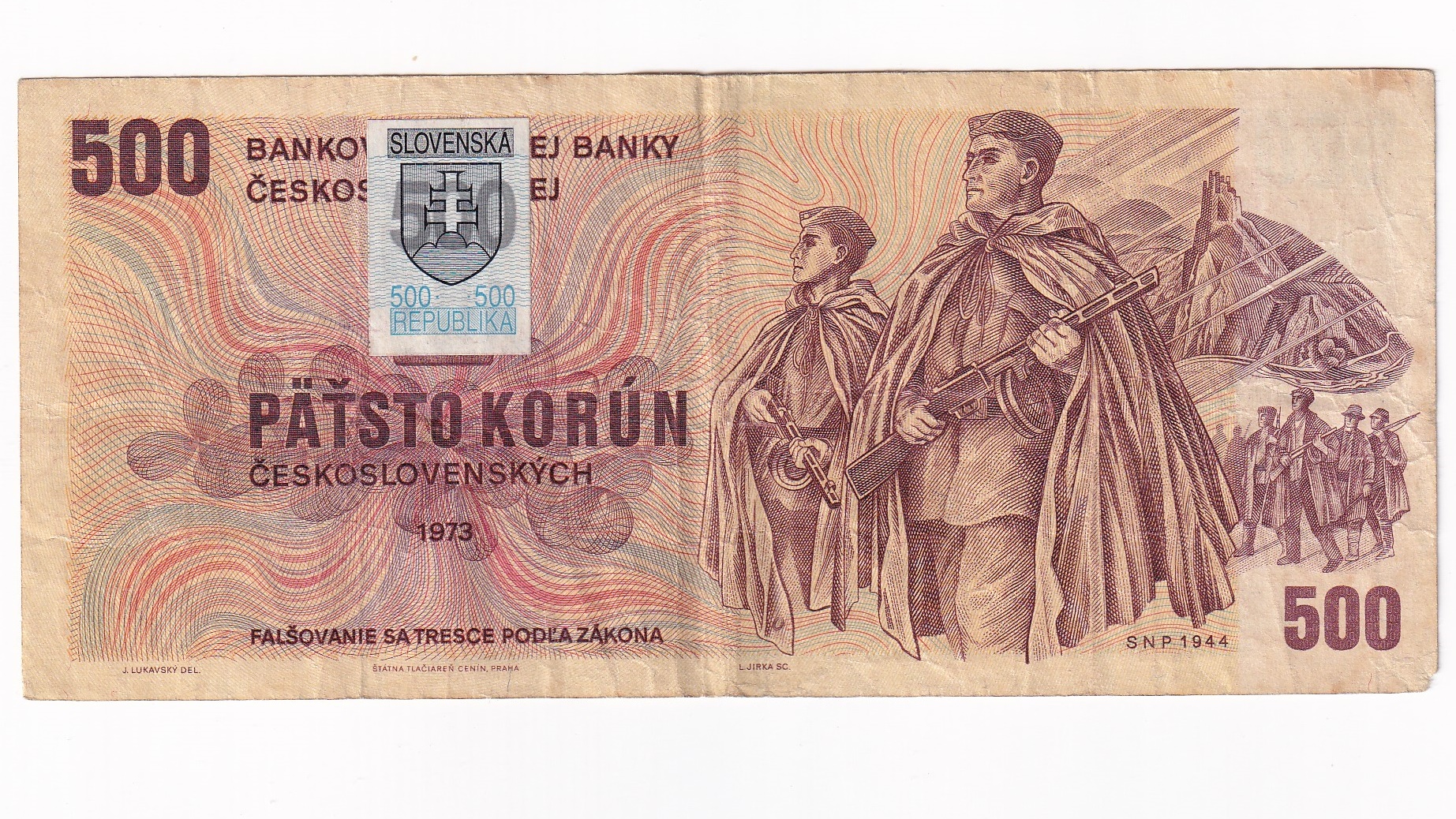 500 Korún 1973 U81 Kolok 500 Korún 1973 U81 Kolok