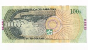 Paraguay 100 000 Quaranies 2017