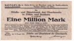 Nemecko 1 Million Mark 1923