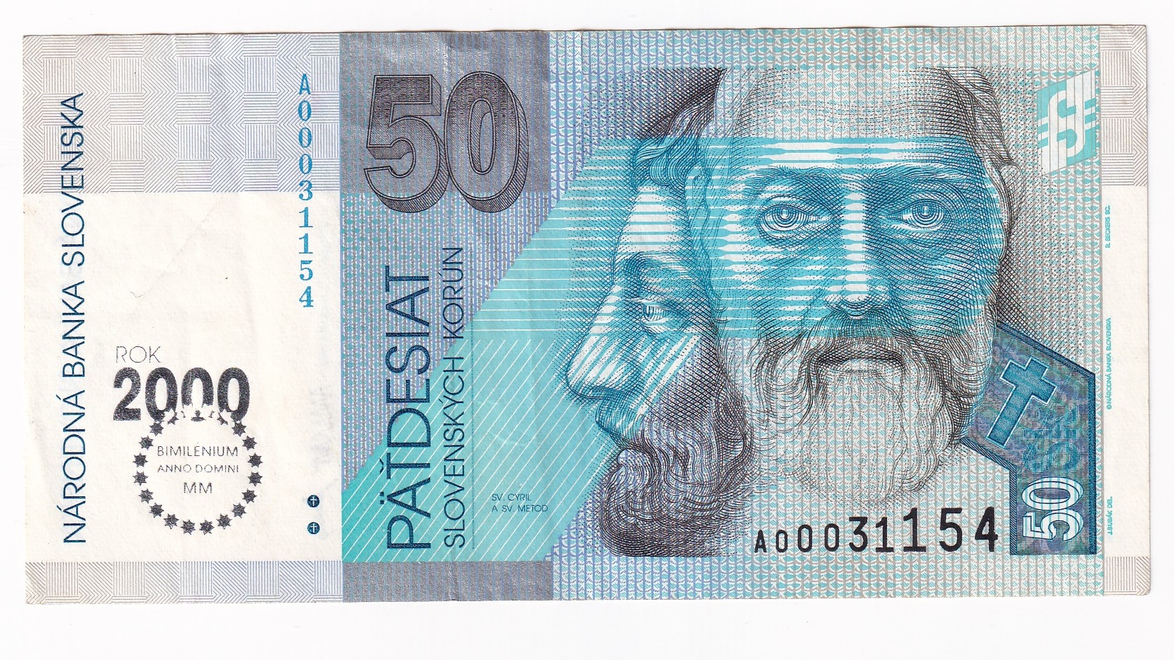 50 Korún 1993 Bimilénium 50 Korún 1993 Bimilénium