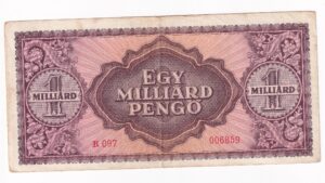 Maďarsko 1 Miliarda Pengo 1946