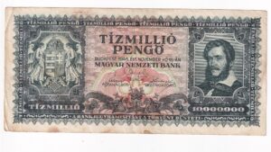 Maďarsko 10 Miliónov Pengo 1945