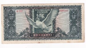 Maďarsko 10 Miliónov Pengo 1945