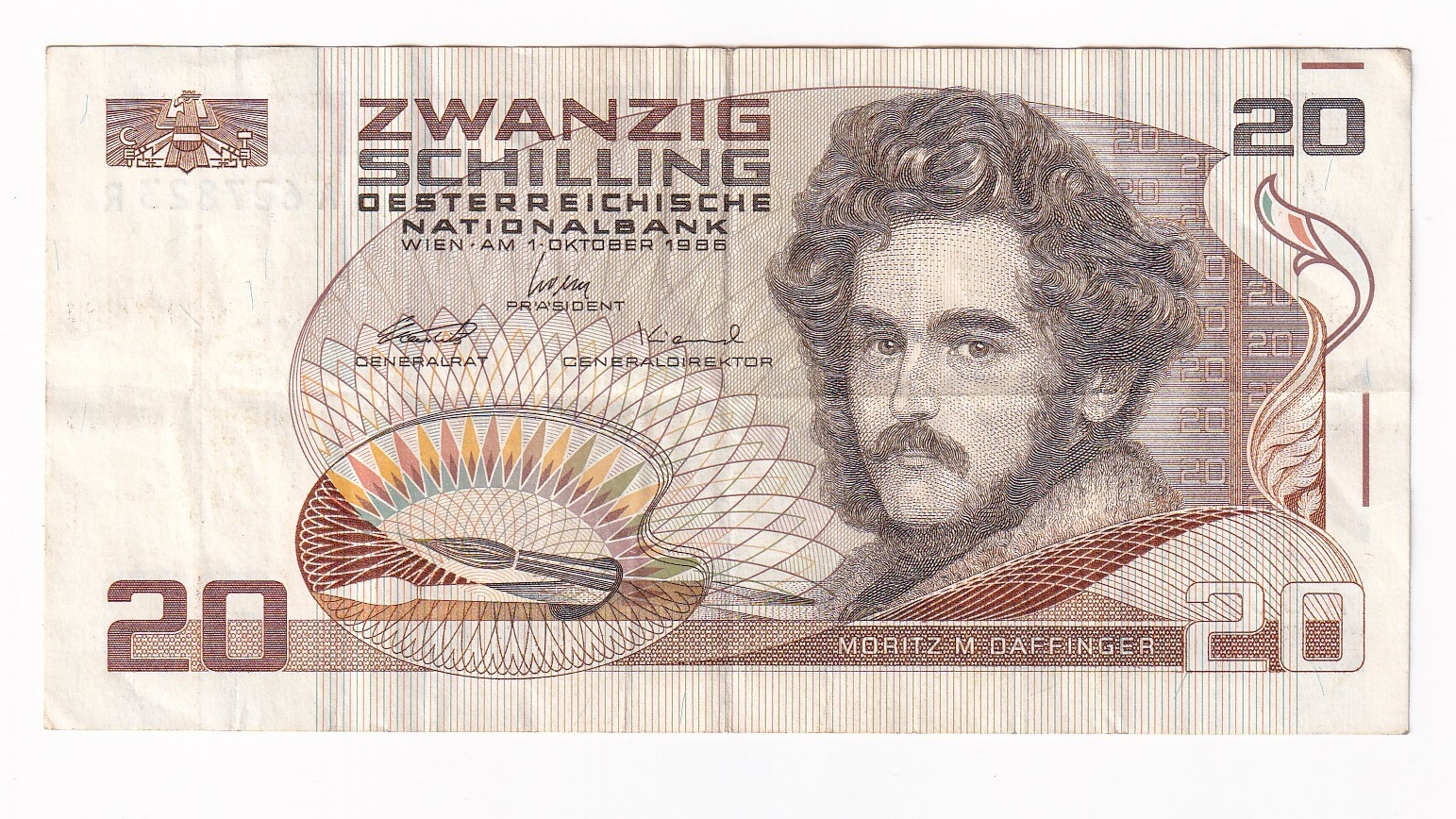 Rakúsko 20 Schilling 1986 Rakúsko 20 Schilling 1986
