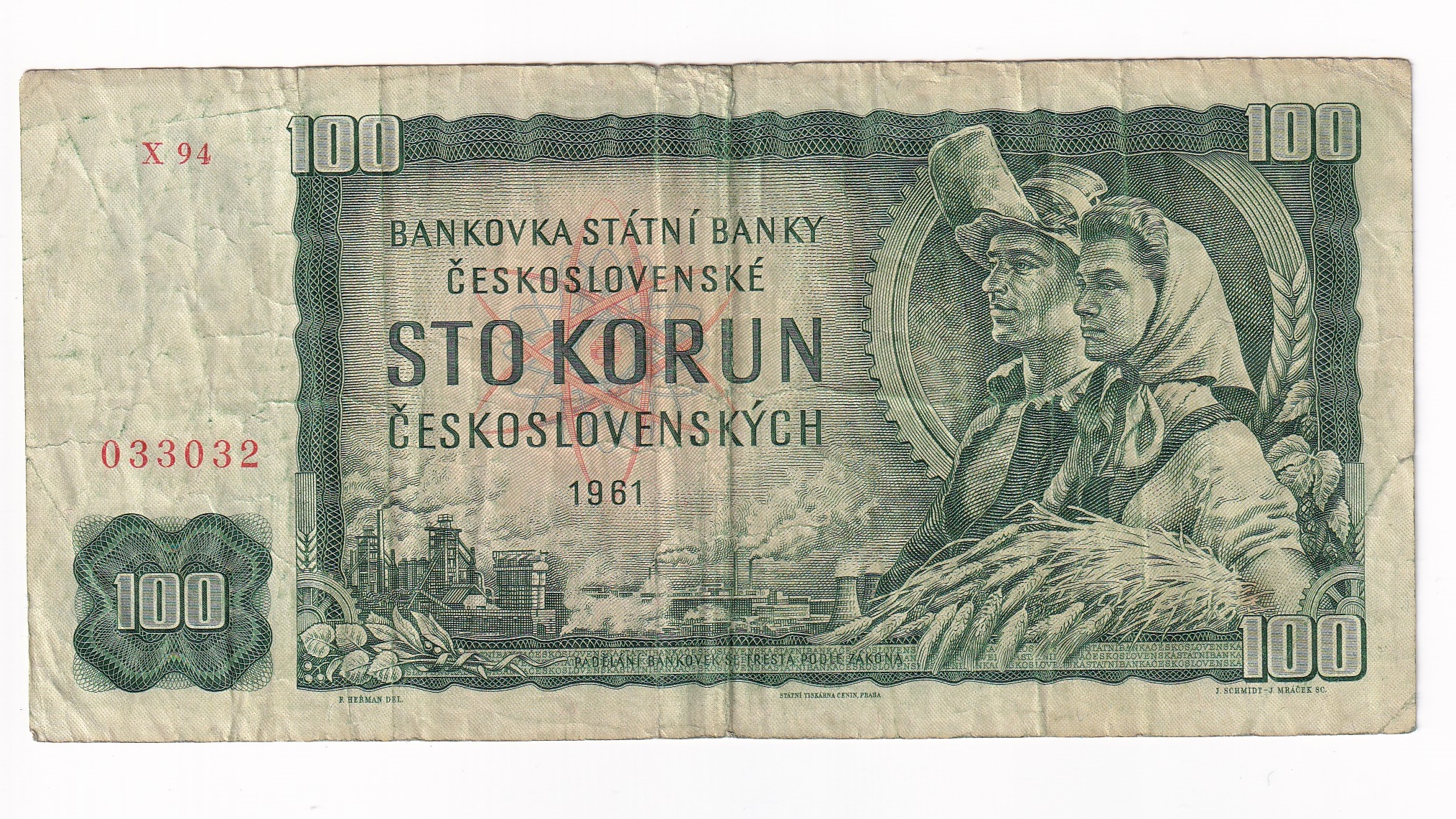 100 Korún 1961 X94 100 Korún 1961 X94