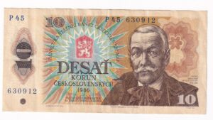 10 korún 1986 P45