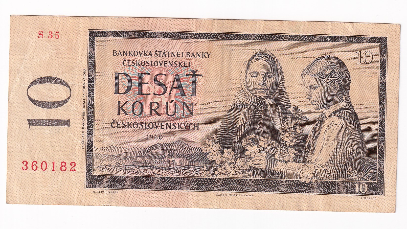 10 Korún 1960 S35 10 Korún 1960 S35