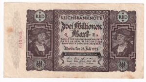 Nemecko 2 Millionen Mark 1923