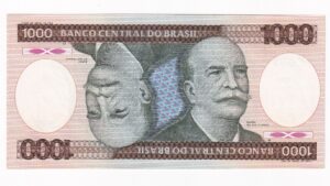 Brazília 1000 Cruzeiros 1985