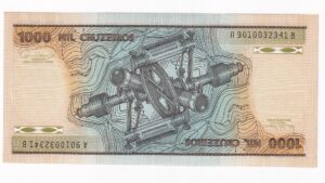 Brazília 1000 Cruzeiros 1985