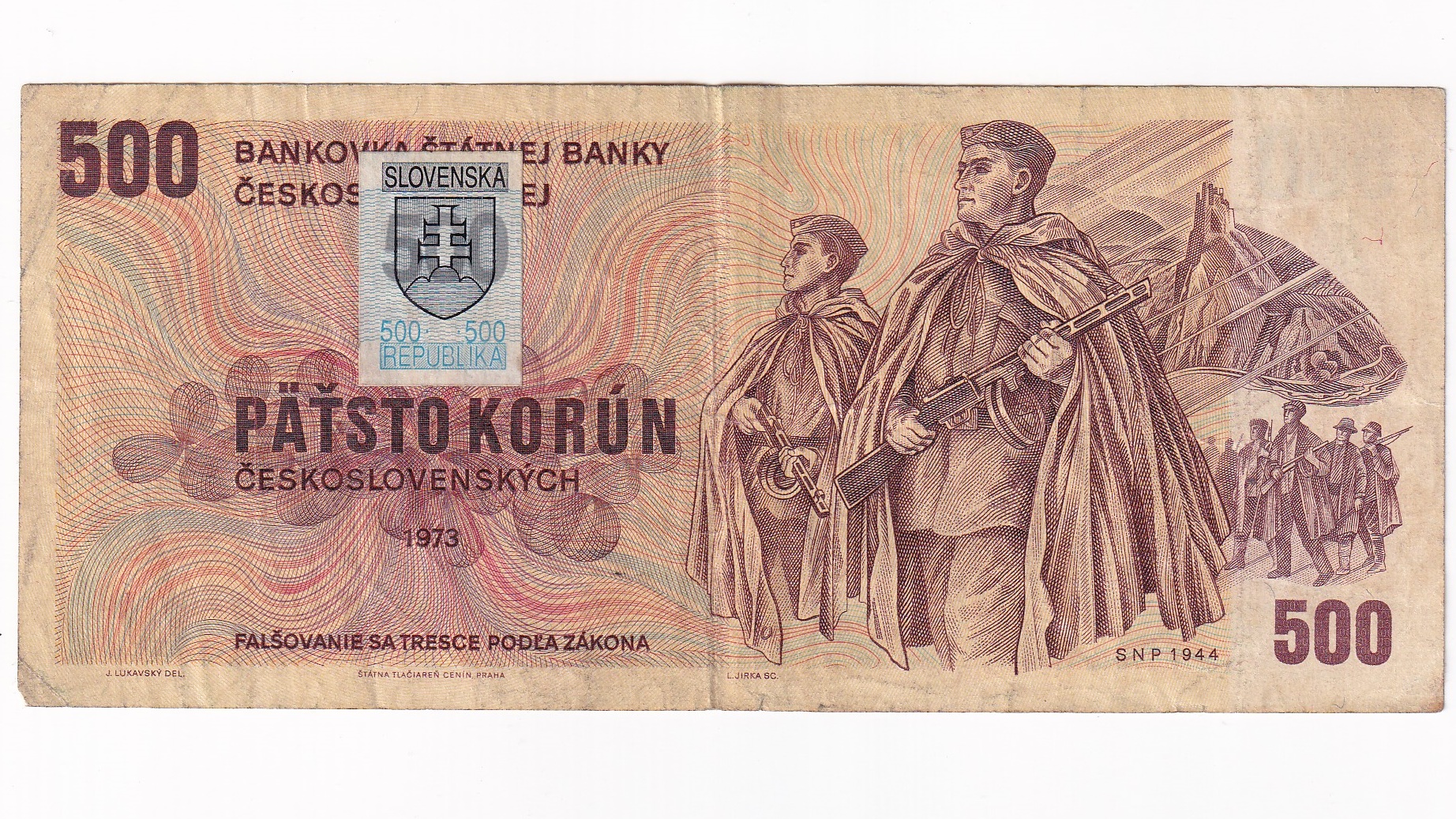 500 Korún 1973 W17 Kolok 500 Korún 1973 W17 Kolok
