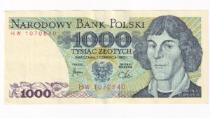 Poľsko 1000 Zlotých 1982