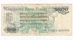 Poľsko 5000 Zlotých 1988