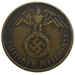 Nemecko 5 Pfennig 1938 J