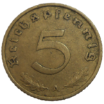 Nemecko 5 Pfennig 1938 A