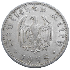 Nemecko 50 Pfennig 1935 A